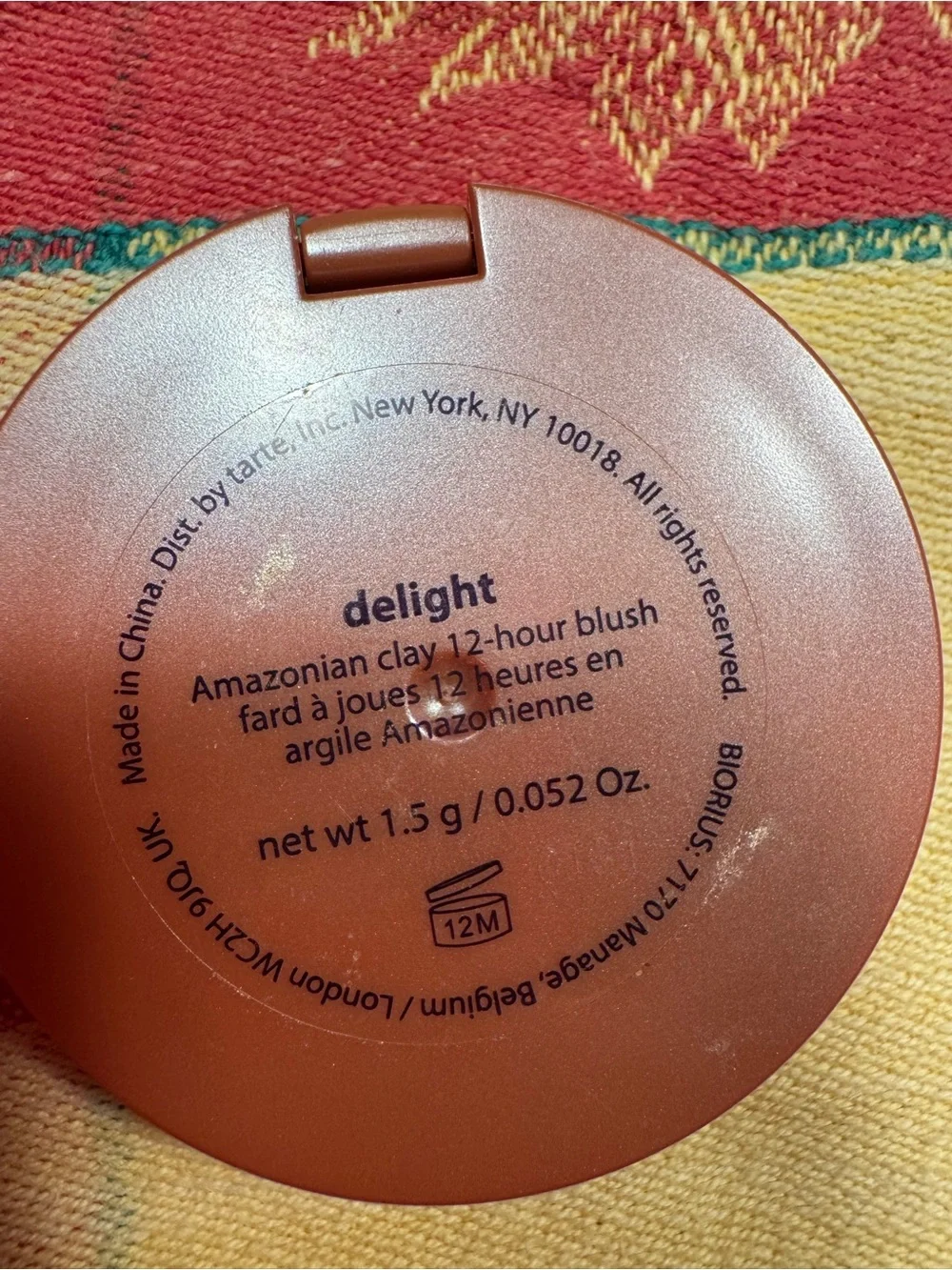 4 Tarte Natural Warm Peach Pink Blush